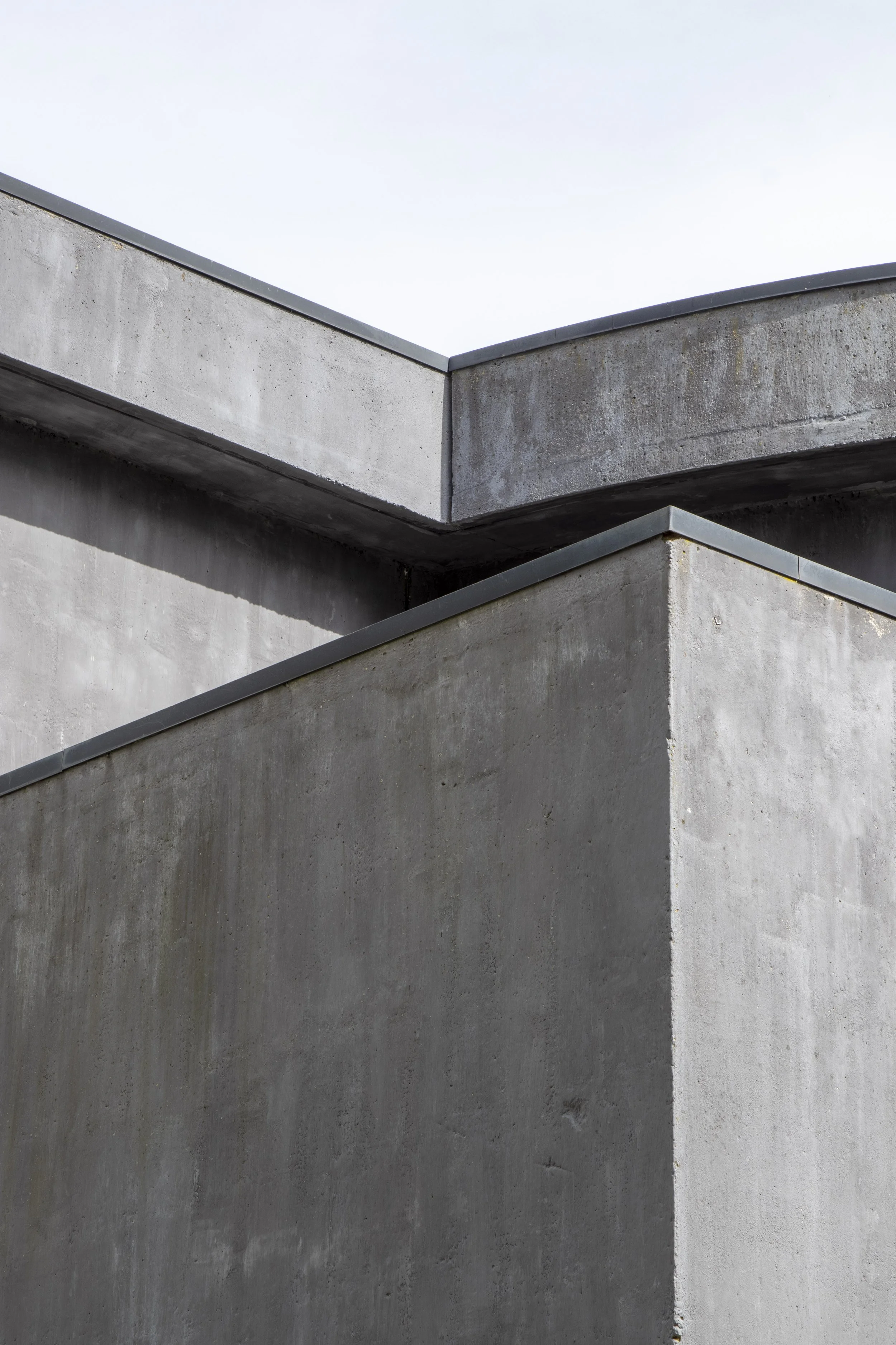 beton, detail, structuur, architectuur, kunsthal, brutalisme, 