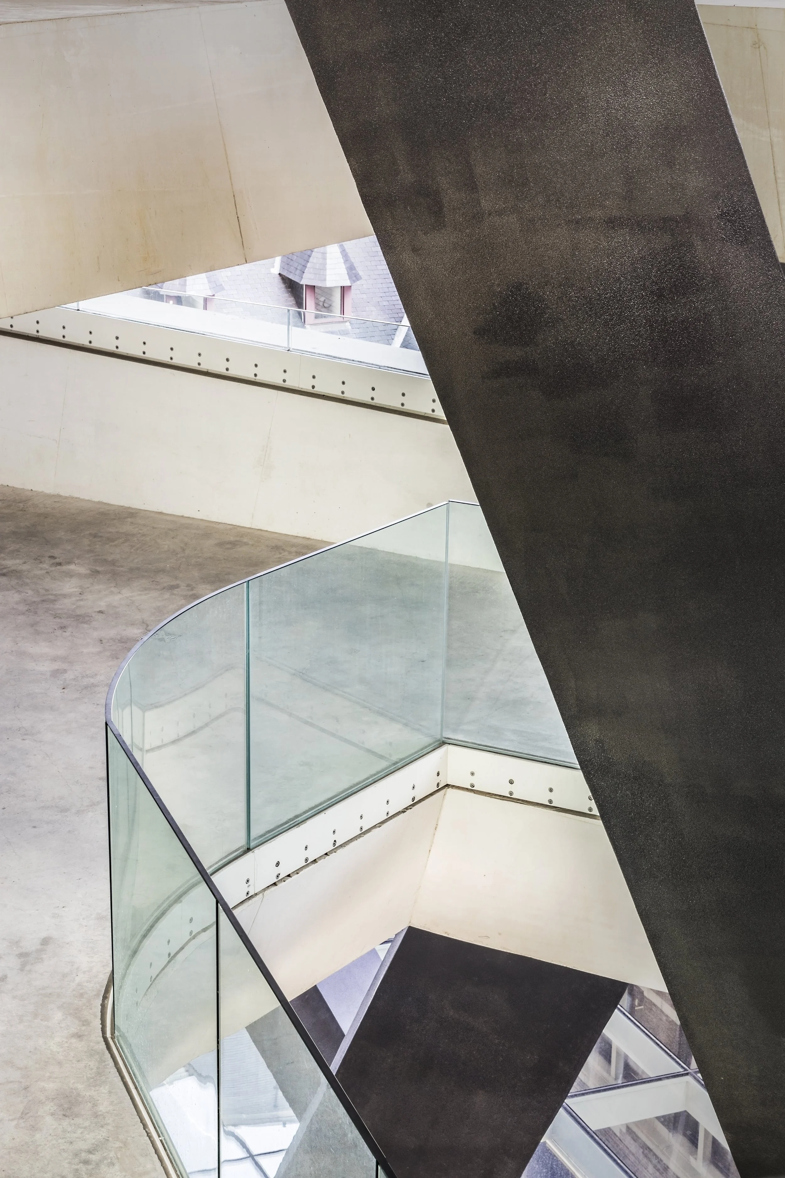 havenhuis, Antwerpen, terras, detail, Zaha hadid