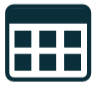 Small icon of a calendar.