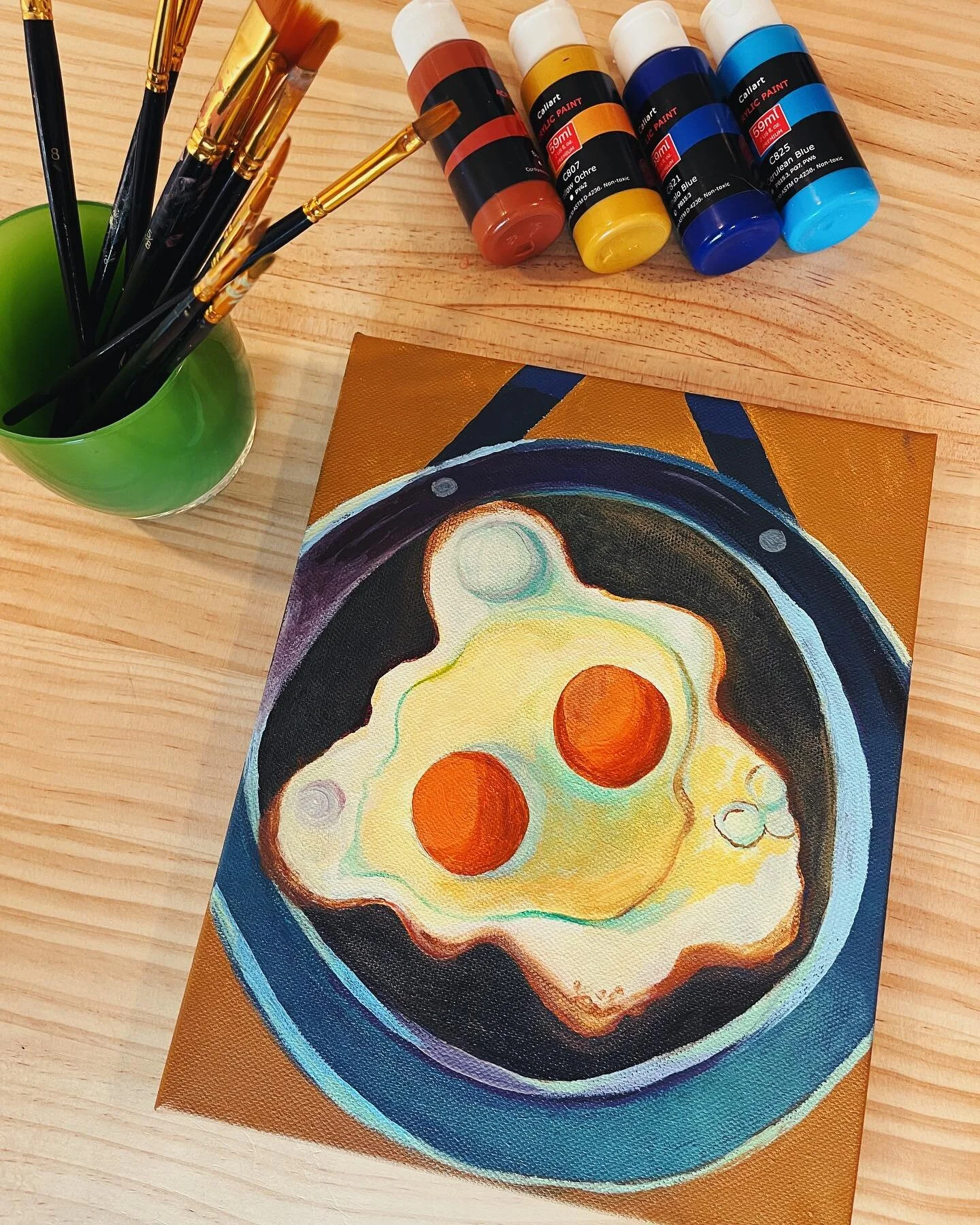 Whipped up some eggs 🍳
