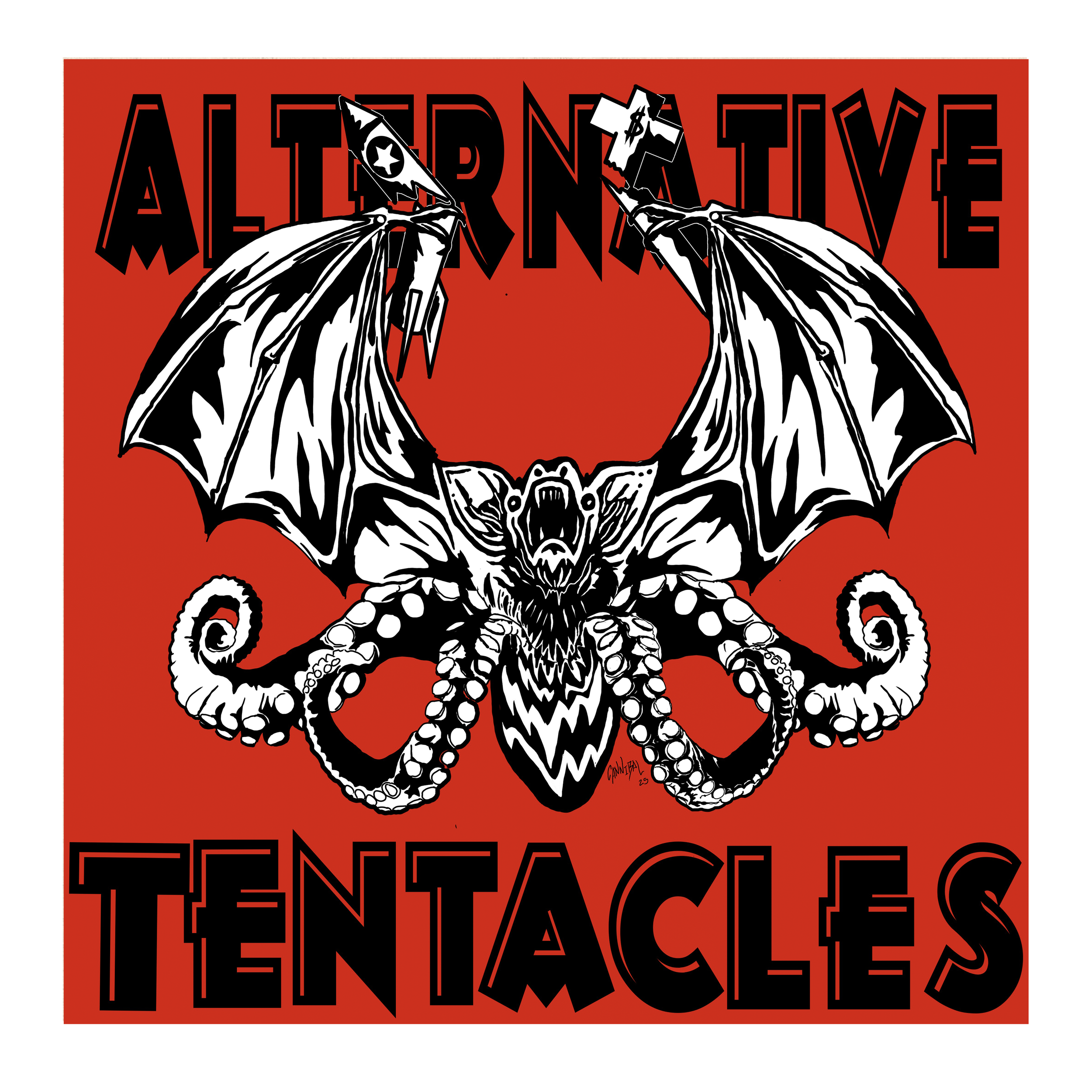 Zachary Smith @cannibalsuperstaraart, known as Cannibal Art, is a Riverside, CA–based multidisciplinary artist working in oils, acrylics, charcoal, inks, photography, and digital media. His work digs into life, death, and existential dread, revealing