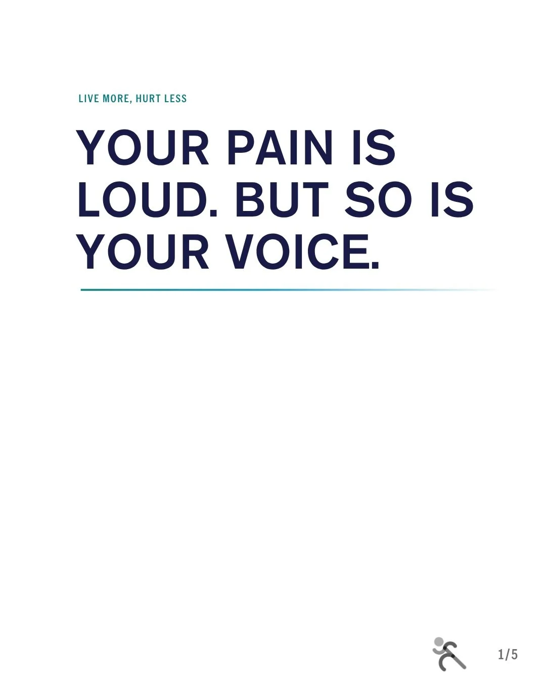 Pain whispers doubt. You get to speak truth back.

When you&rsquo;re in pain, your self-talk can be your biggest barrier&mdash;or your greatest asset.

Want to heal? 

Start with how you speak to yourself. 

Have you spoken to yourself nicely in the 