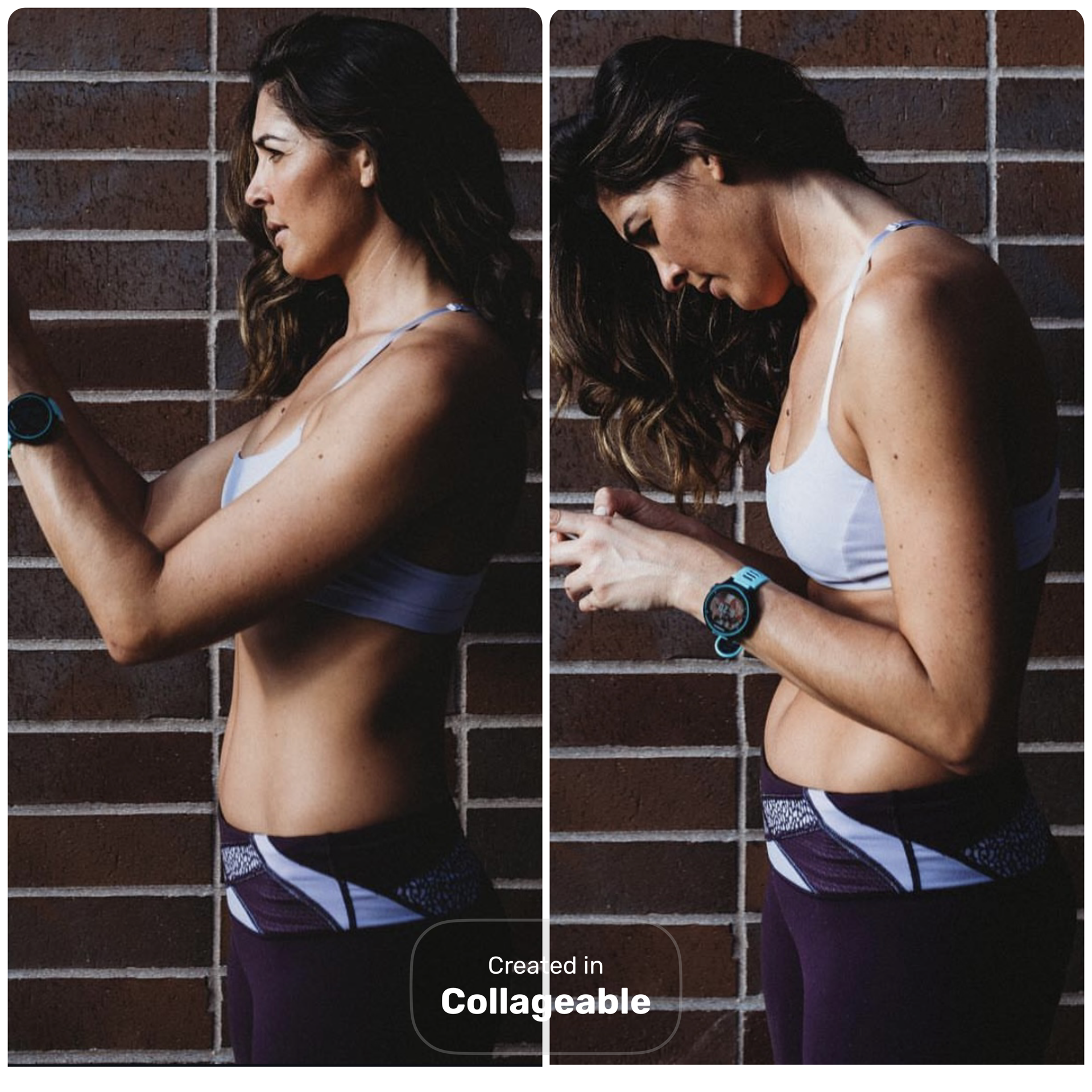 Side-by-side comparison of neutral posture vs forward head posture while looking at a phone, showing how daily habits can negatively impact alignment.