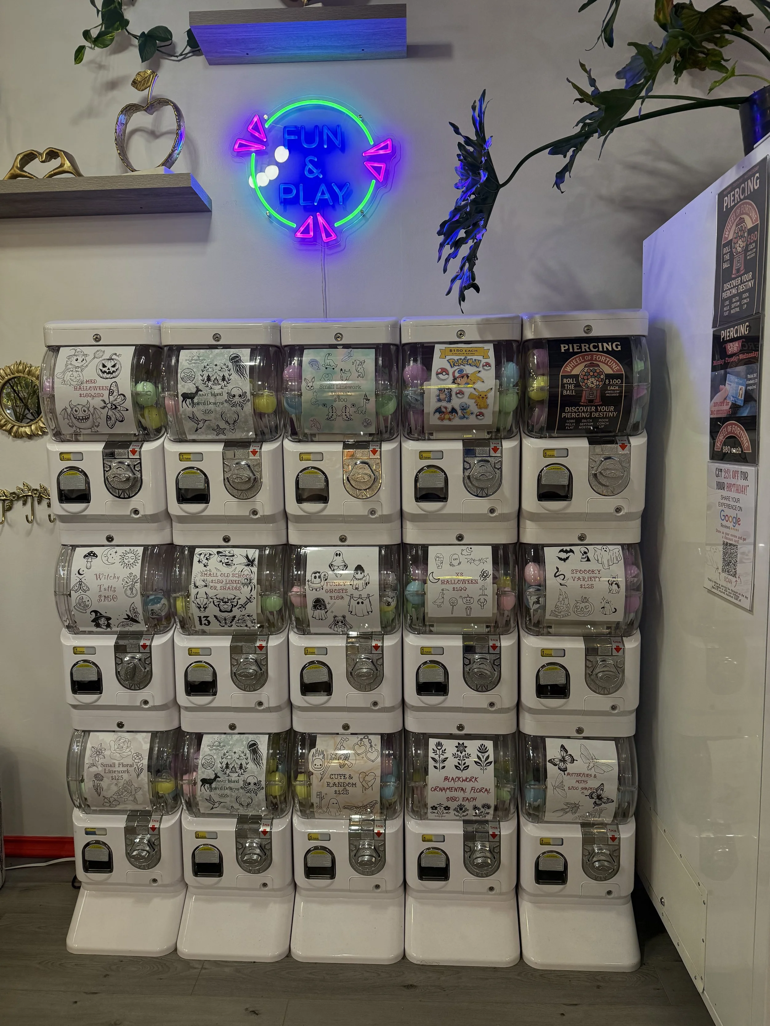 🎰 Gumball Tattoos - Walk In, Spin, and Let Fate Choose Your Ink