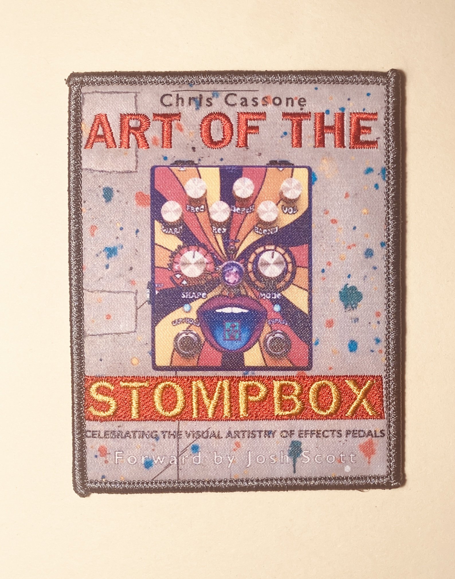 Art of the StompBox Embroidered Patch