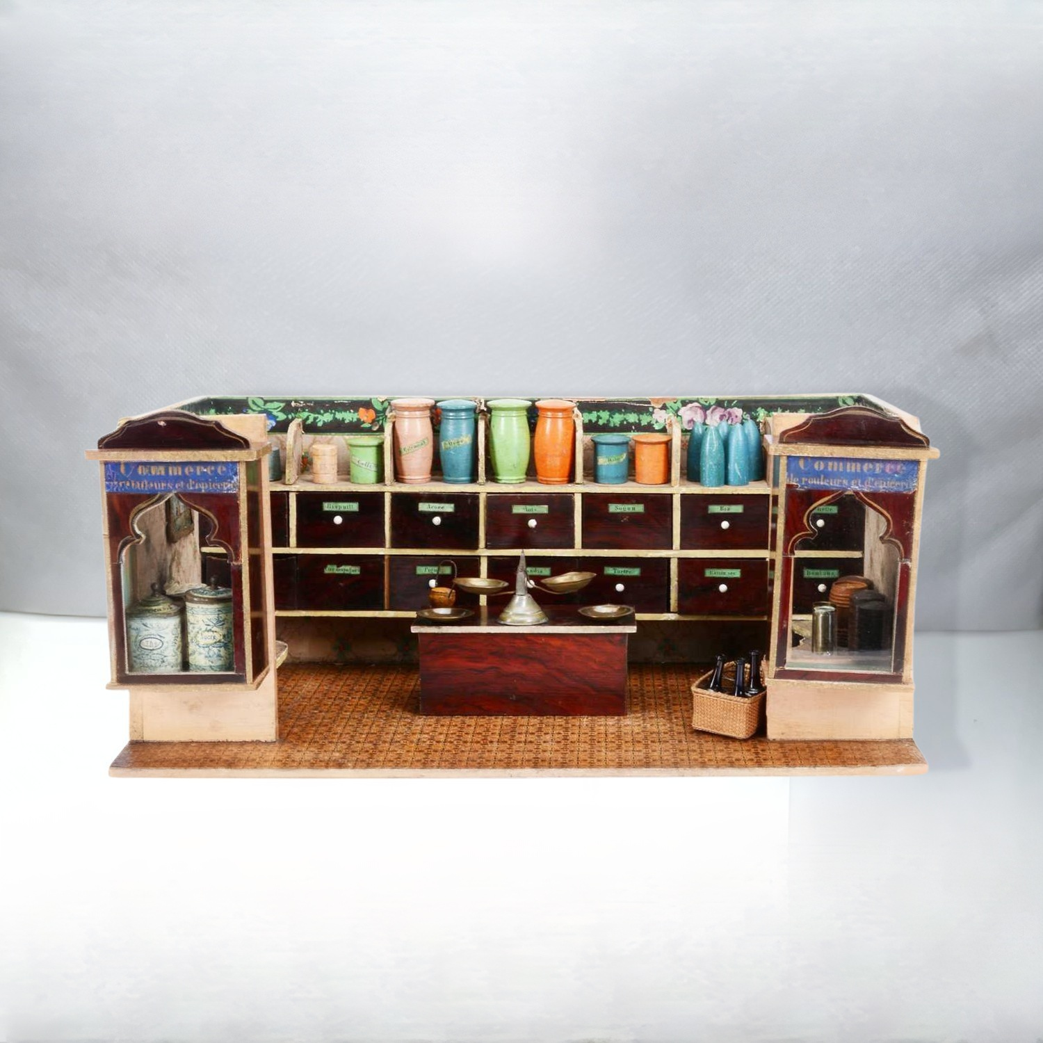 A rare 19th century Christian Hacker ‘Commerce de rouleurs et d’epiceries shop.