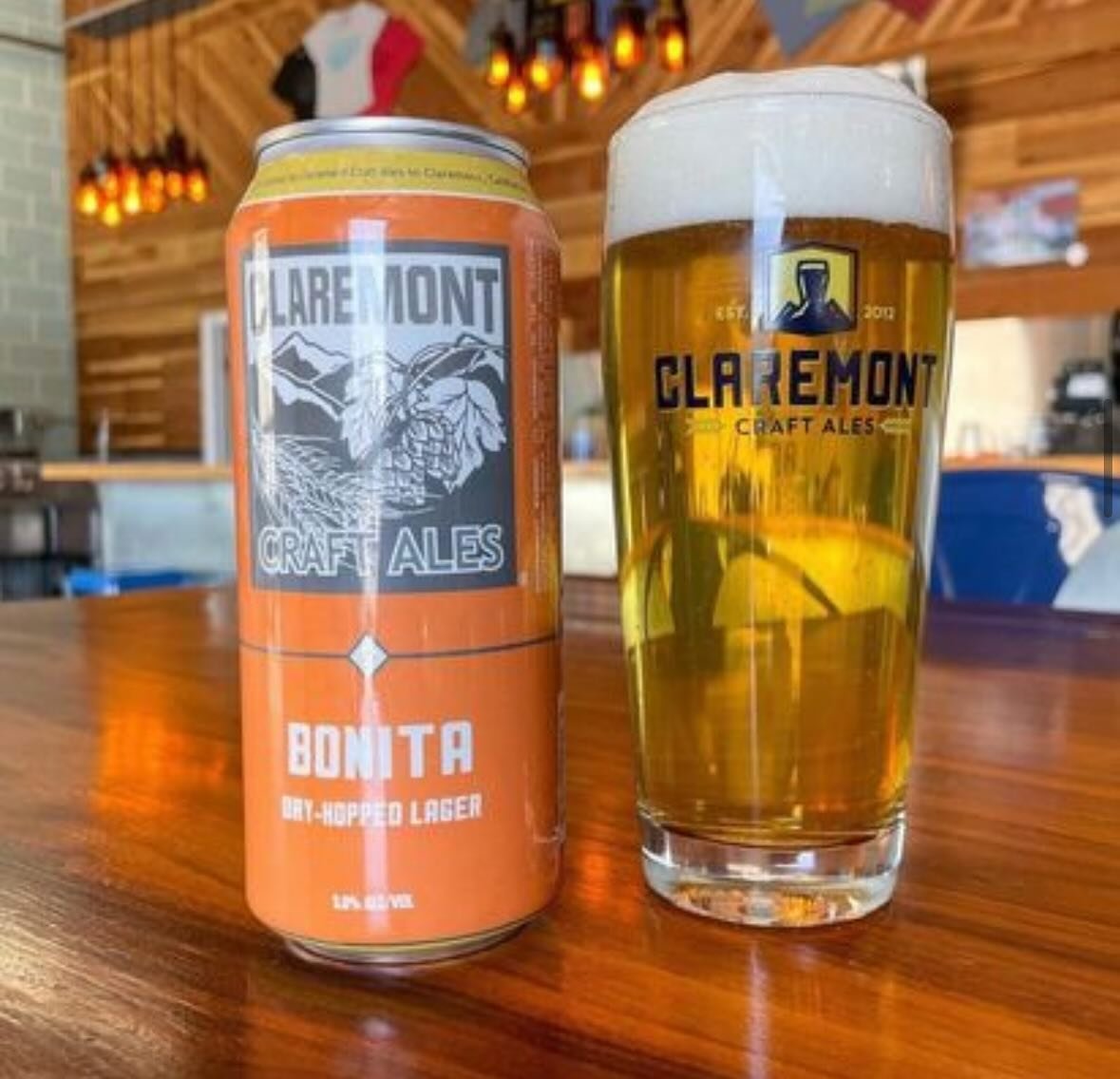 Bonita is tasting mighty fine on this beautiful day. Come on over for a refreshing pint and take a 4-pack home. 

We&rsquo;re open from 1pm-10pm. We&rsquo;re excited to have @thetropictruck back serving their delicious food. See you soon!

#claremont