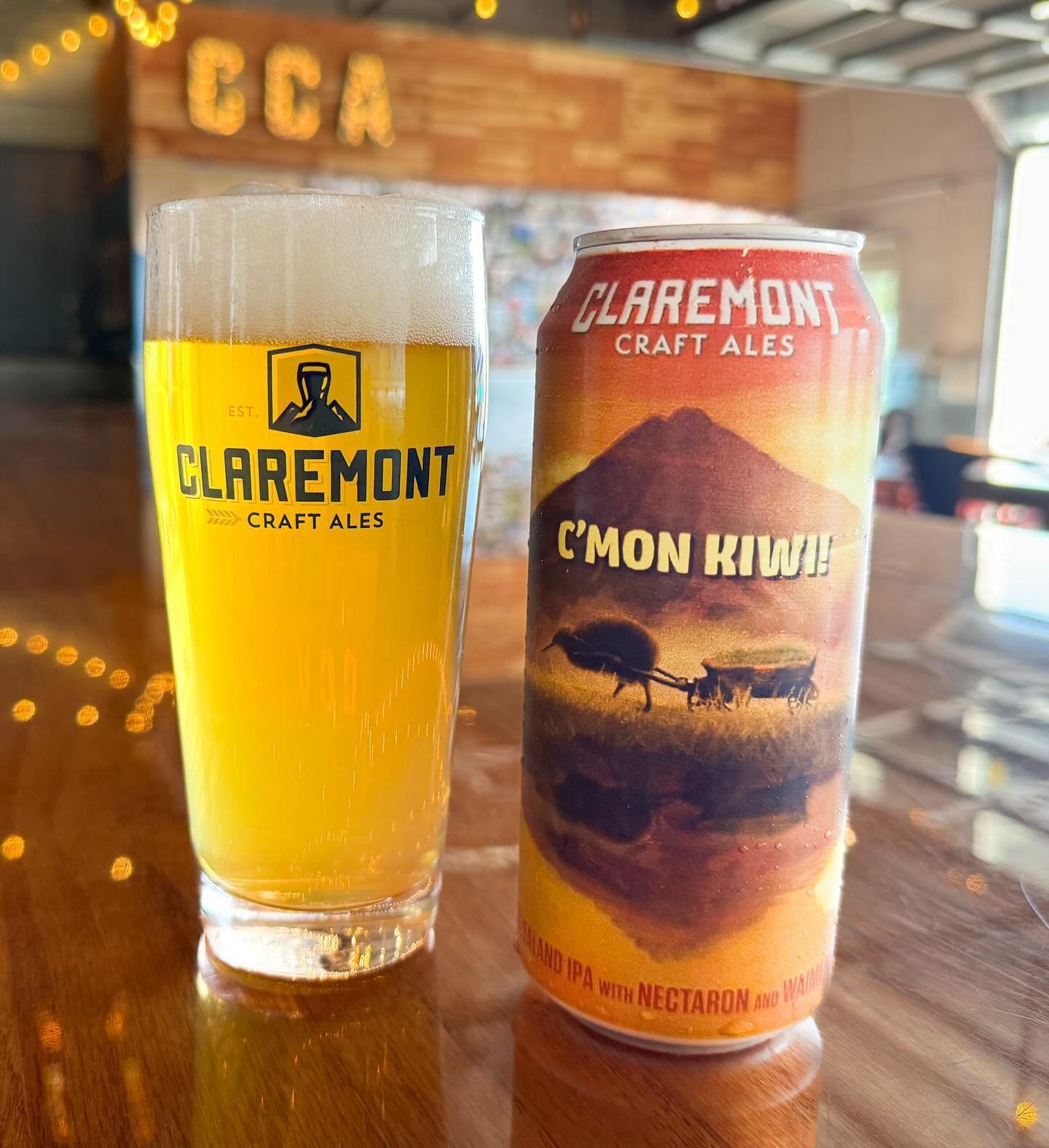 ‼️Our first ever New Zealand IPA, &lsquo;C&rsquo;mon Kiwi&rsquo; drops tomorrow- Friday, May 3rd! ‼️

#claremontcraftales #cca #claremontbeer #newzealandipa #nzhops
