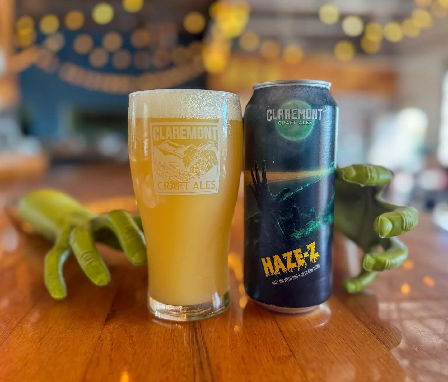 🧟&zwj;♂️ It&rsquo;s going to be a spooktacular day! &lsquo;Haze-Z&rsquo; (Hazy IPA) is now available on tap and in 4-packs! It&rsquo;s going to go fast so come by and be the first to get your claws on this delectable brew.

&lsquo;Haze-Z&rsquo; is a