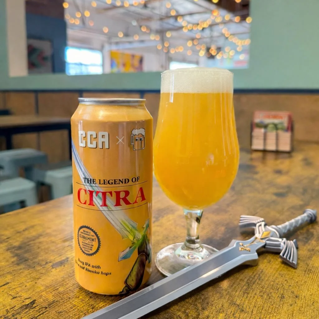 🗡️⭐️ The Legend of Citra- Hazy IPA is NOW AVAILABLE! Your taste buds will race through layers of tropical, berry, and citrus notes from New Zealand&rsquo;s finest Riwaka hops and America&rsquo;s bravest Citra hops. You&rsquo;ll feel like the hero as