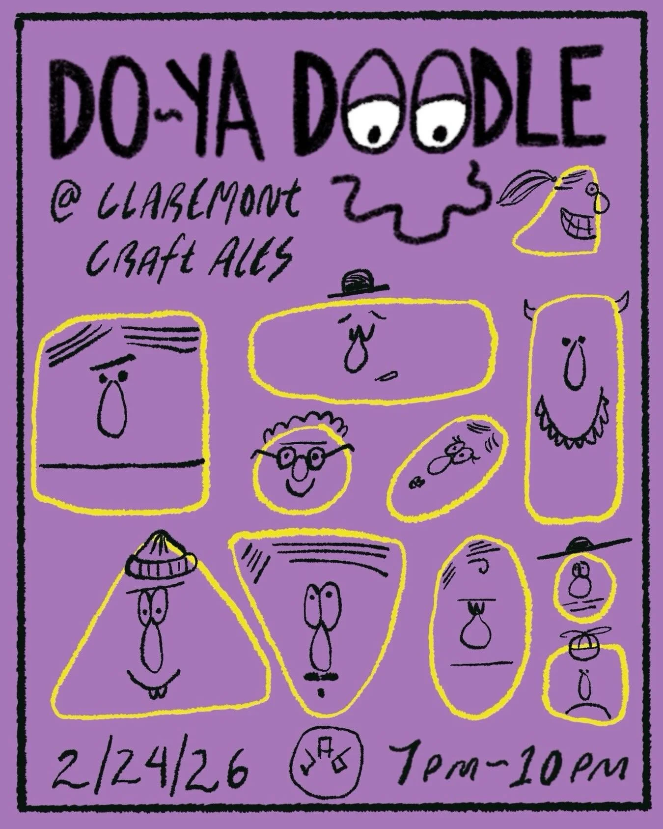 It&rsquo;s Doodle Day!! Come on over and join us for Do Ya Doodle at 7pm. We&rsquo;ll be drawing on the tables, drinking beer, and enjoying yummy food from @savoryscallion. We hope to see you here!!

#claremontcraftales #cca #claremontbeer