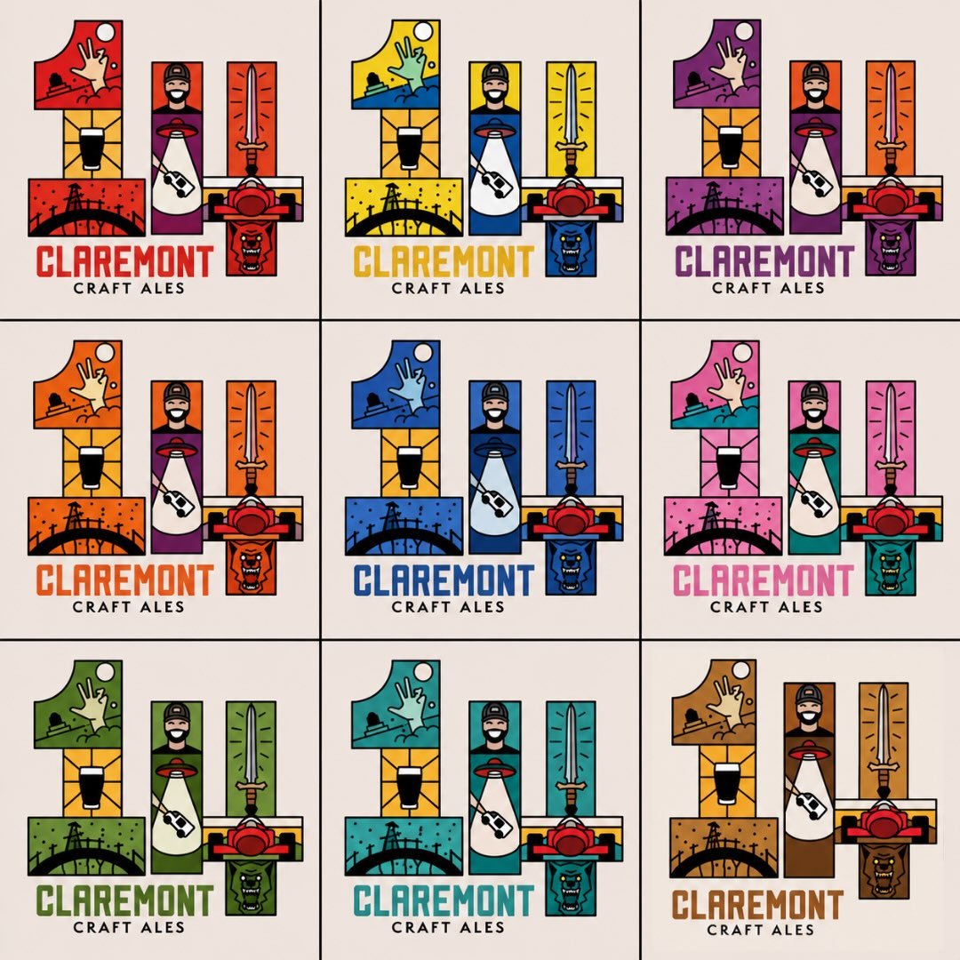 Our 14th Anniversary Celebration is LESS THAN 2 WEEKS AWAY and we seriously can&rsquo;t wait 🍻🎉

Join us June 20th &amp; 21st as we celebrate 14 amazing years of Claremont Craft Ales with tons of beers on tap, live music, awesome food vendors, and 