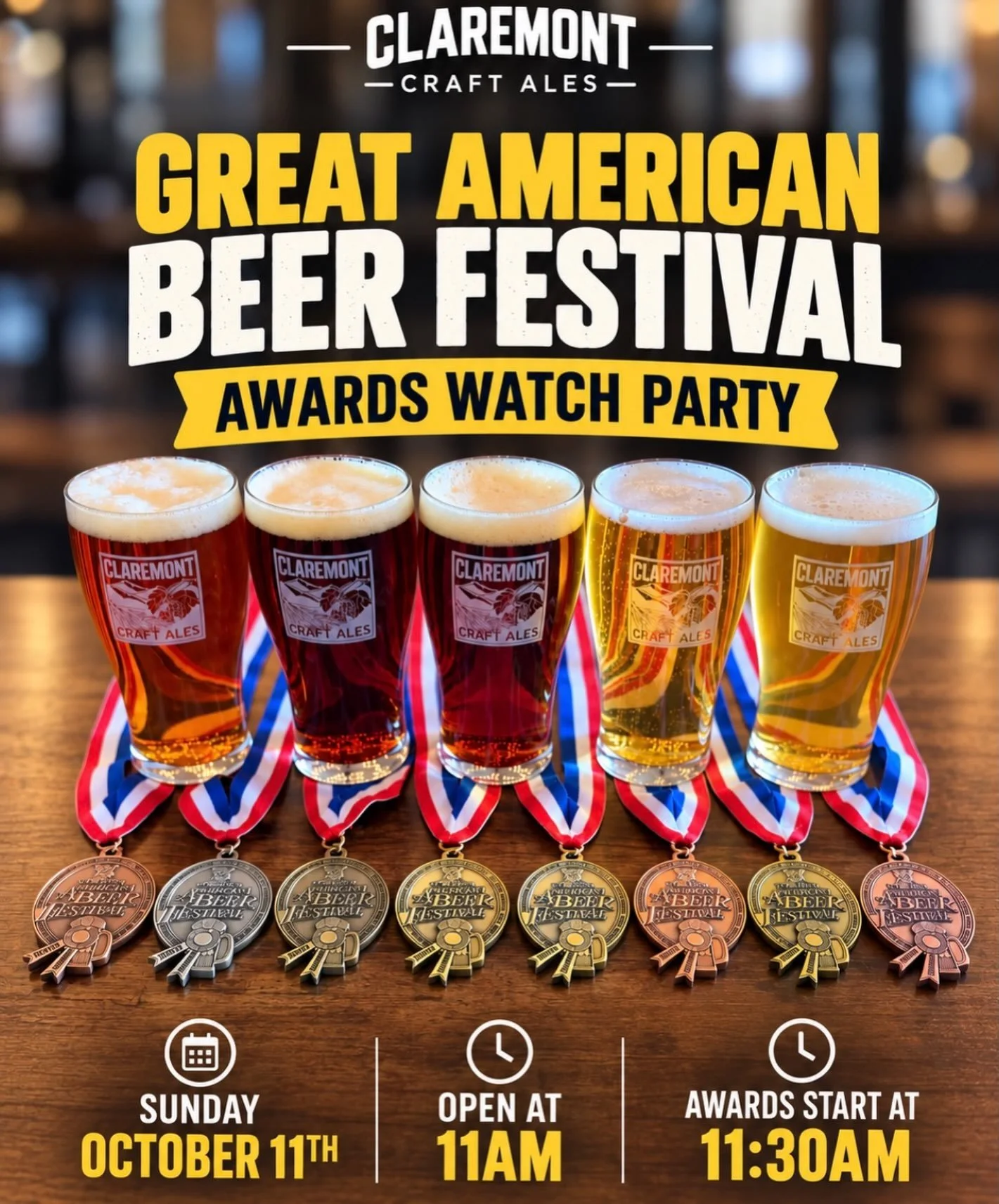 We&rsquo;re opening early TODAY to watch the Great American Beer Festival Awards live and we&rsquo;d love for you to join us!

🍺 Doors open at 11am
🏆 Awards start at 11:30am
🌮 The Taco Cartel will be here serving it up!
⏰ Normal Tasting Room hours