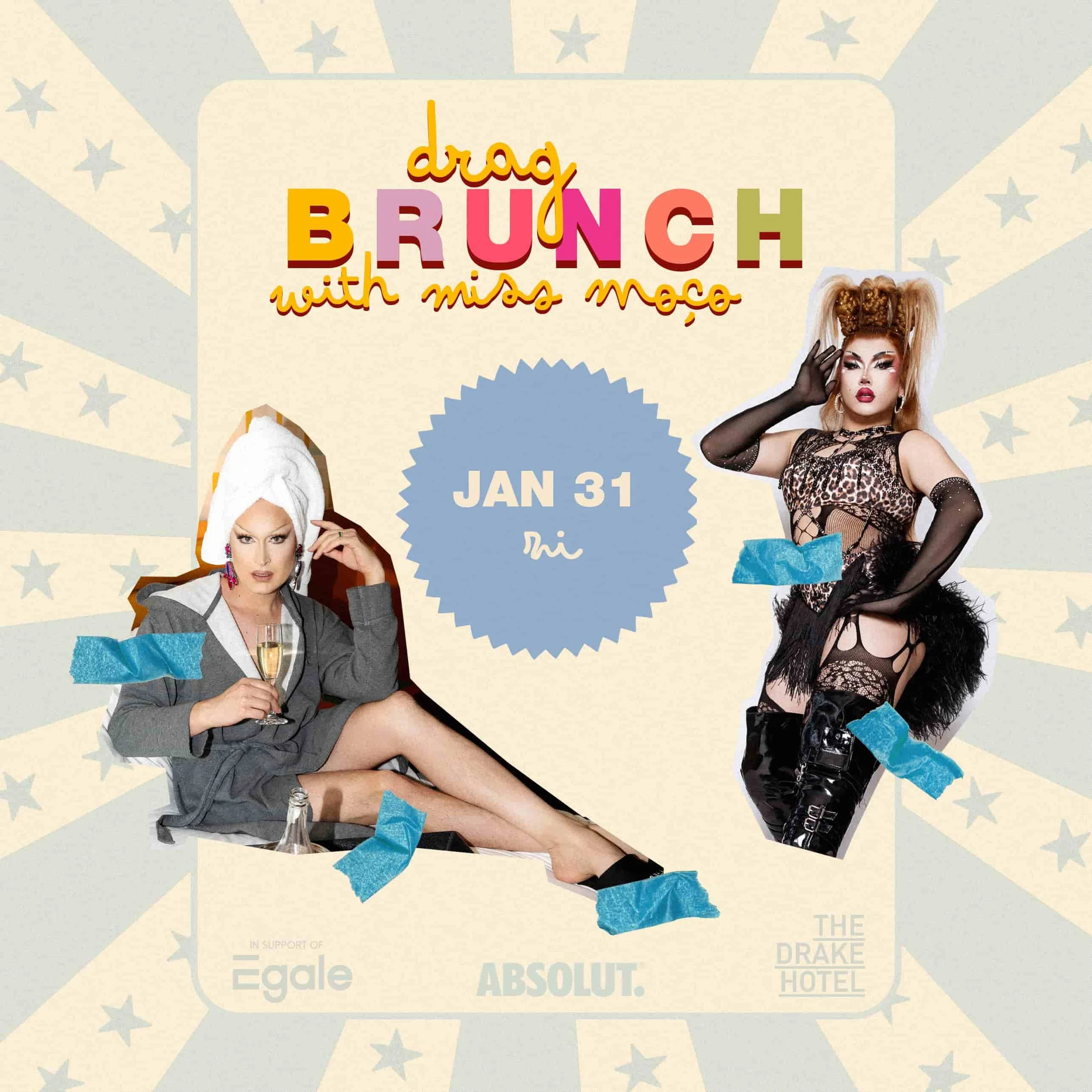 JAN 31: Drag Brunch w/ Miss Moço &amp; Zi