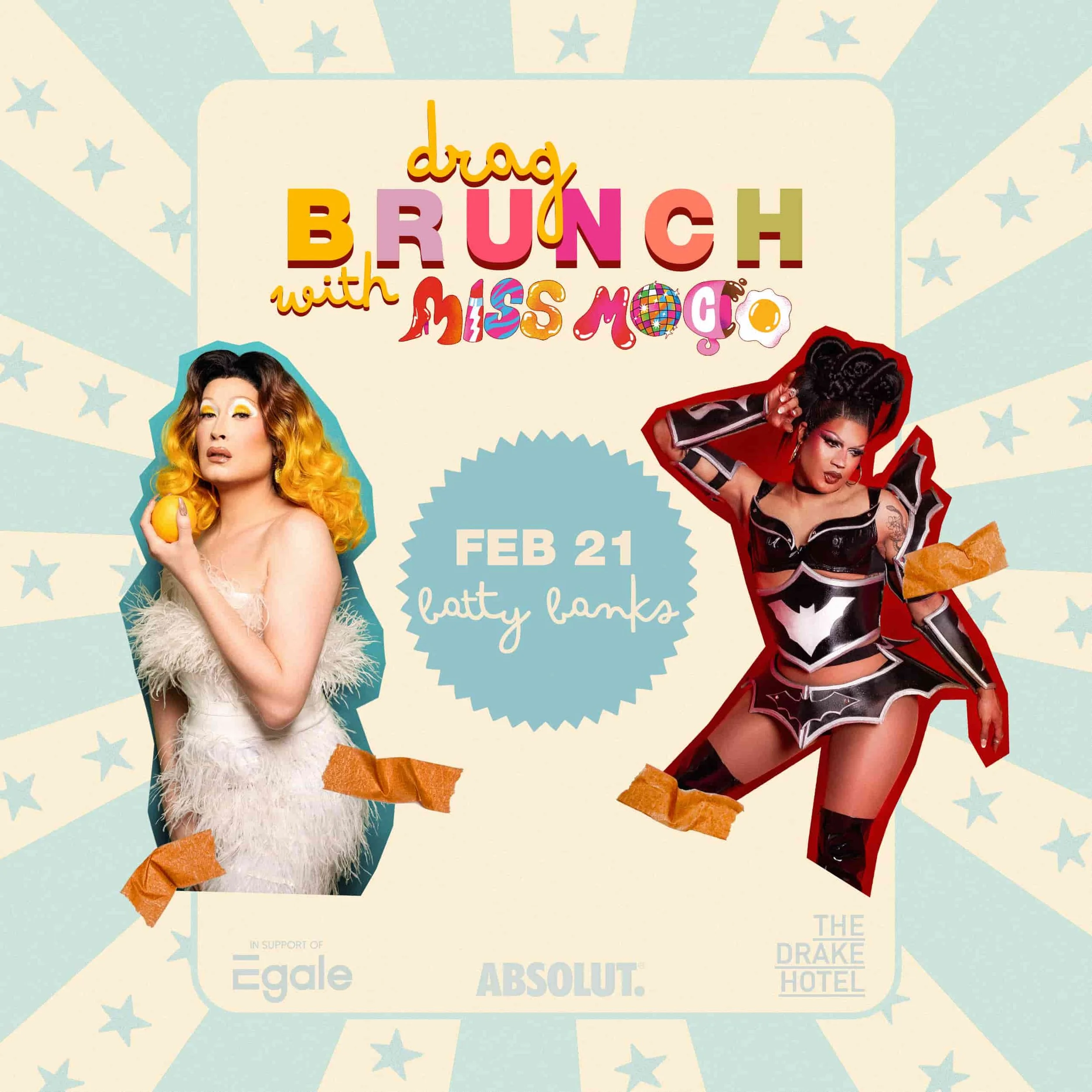 FEB 21: Drag Brunch w/ Miss Moço &amp; Batty Banks