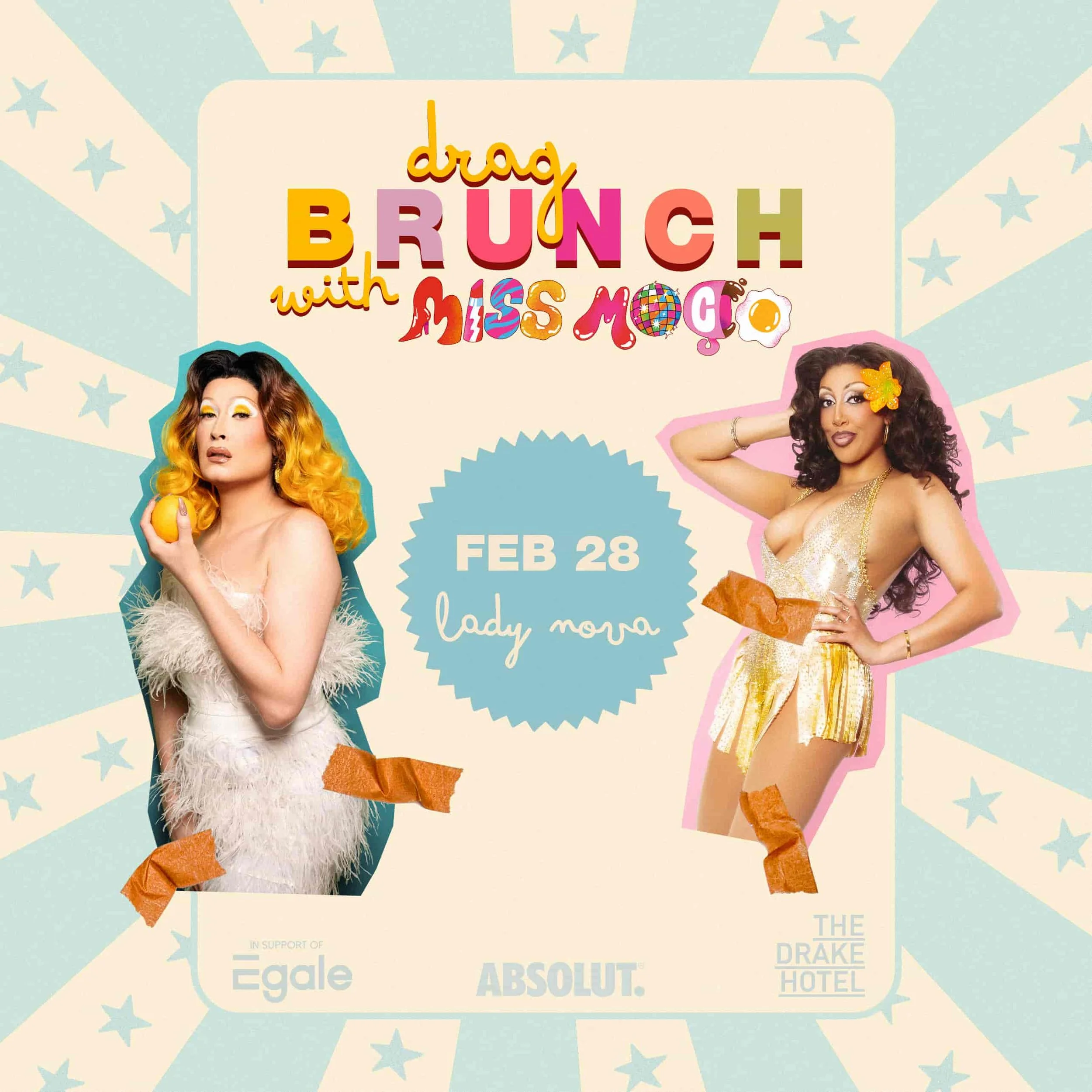 FEB 28: Drag Brunch w/ Miss Moço &amp; Lady Nova