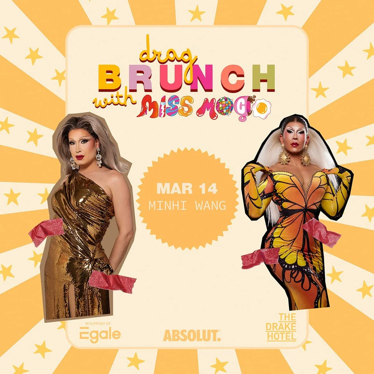 MAR 14: Drag Brunch w/ Miss Moço &amp; Minhi Wang