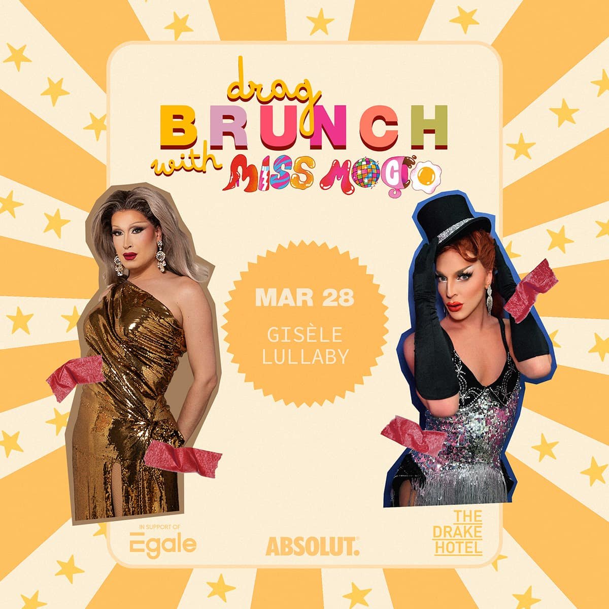 MAR 28: Drag Brunch w/ Miss Moço &amp; Gisèle Lullaby
