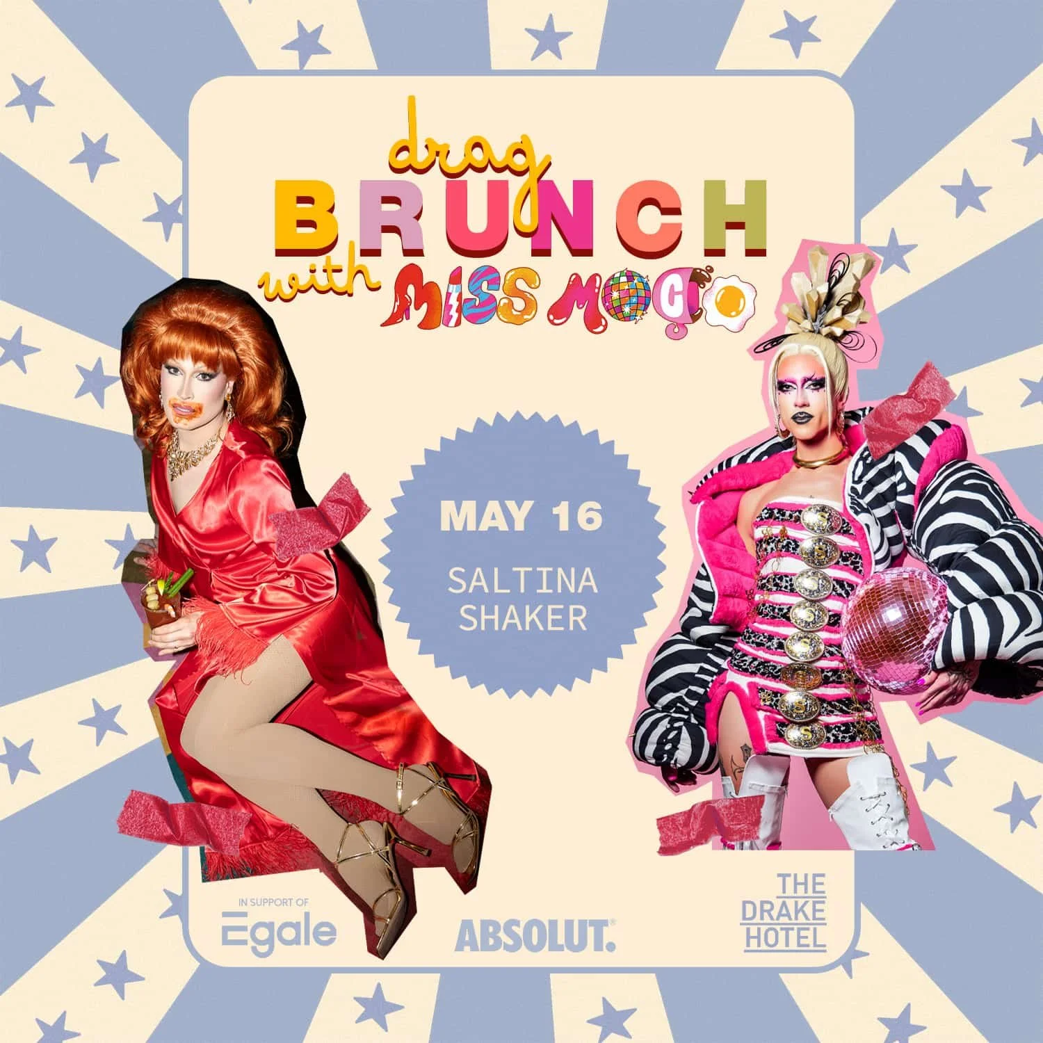 May 16: Drag Brunch w/ Saltina Shaker