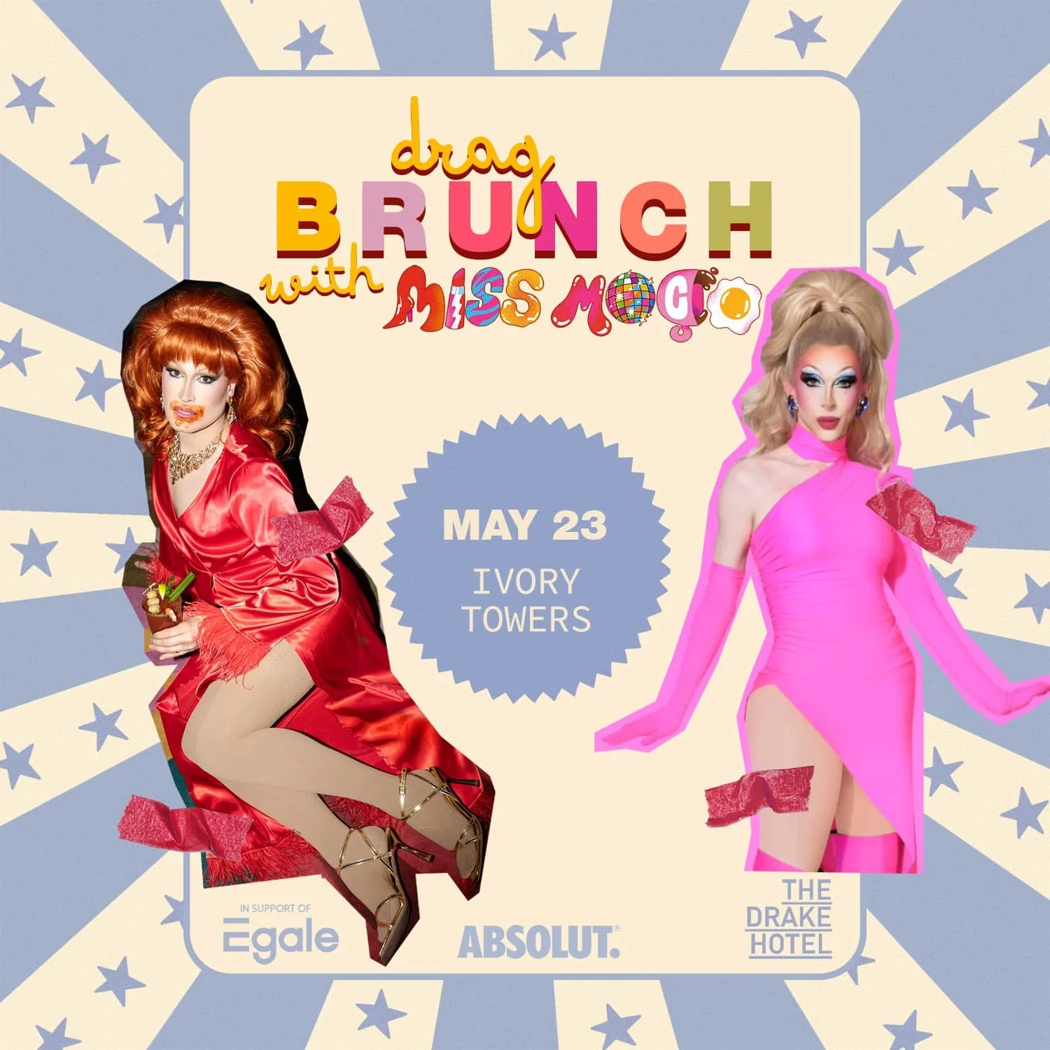 May 23: Drag Brunch w/ Ivory Towers