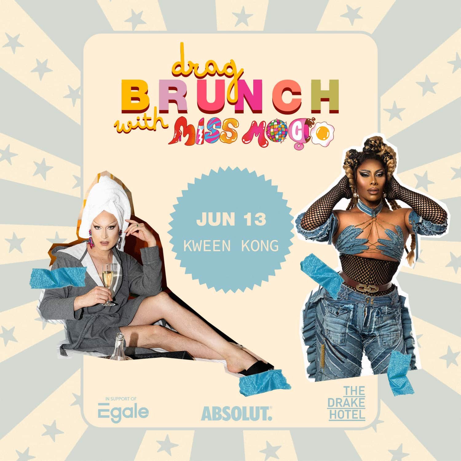 JUN 13: Drag Brunch w/ Miss Moço &amp; Kween Kong
