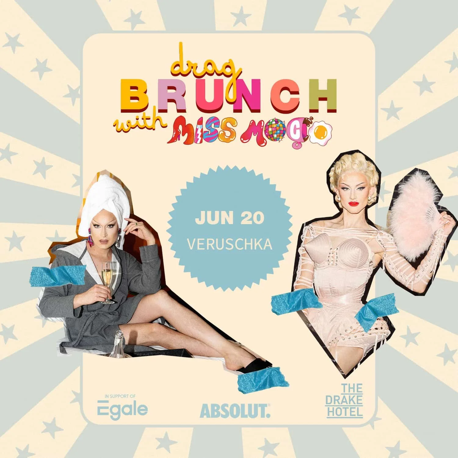 JUN 20: Drag Brunch w/ Miss Moço &amp; Veruschka