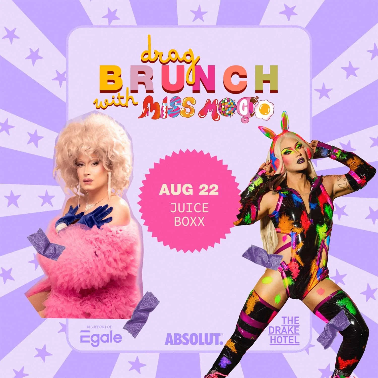 AUG 22: Drag Brunch w/ Miss Moço &amp; Juice Boxx