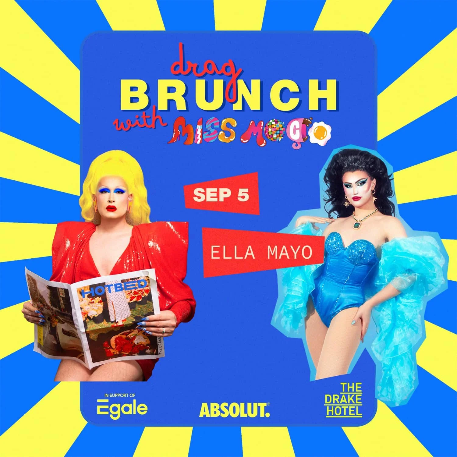 SEP 5: Drag Brunch w/ Miss Moço &amp; Ella Mayo