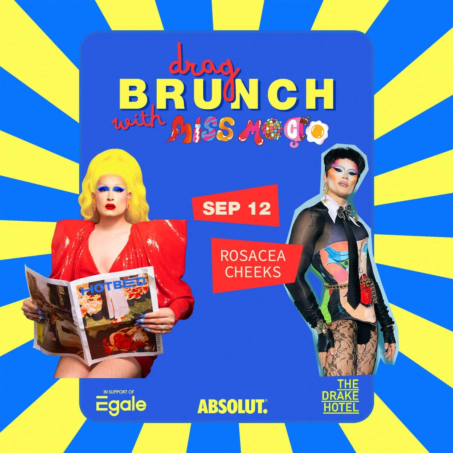 SEP 12: Drag Brunch w/ Miss Moço &amp; Rosacea Cheeks