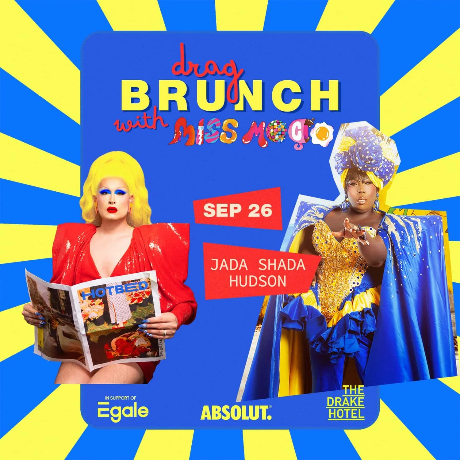 SEP 26: Drag Brunch w/ Miss Moço &amp; Jada Shada Hudson