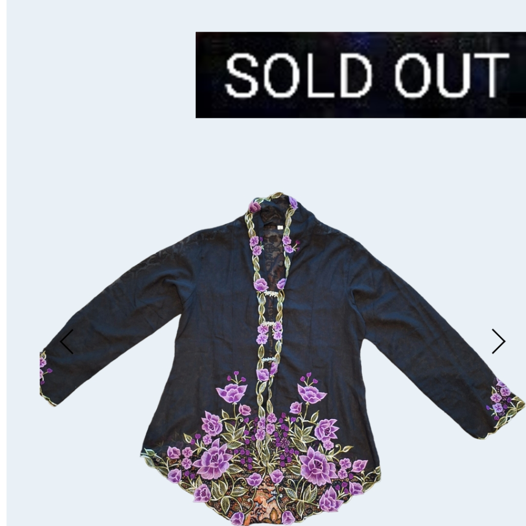 Nonya Kebaya with brooches