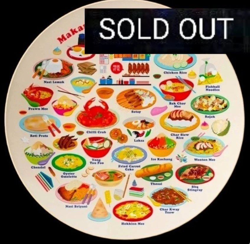 Makan Makan in Singapore - 10 inch Melamine Plate