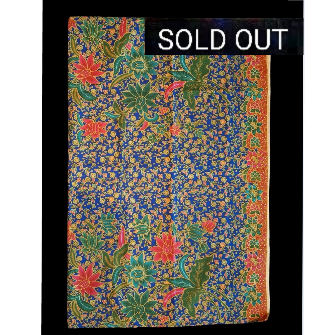 SOLD OUT   Sarong Batik Fabric 100% Cotton