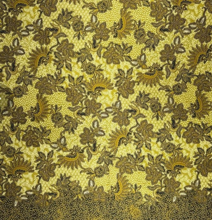 💥PRE-ORDER.  Luxurious Kain Batik - Floral and Leaves