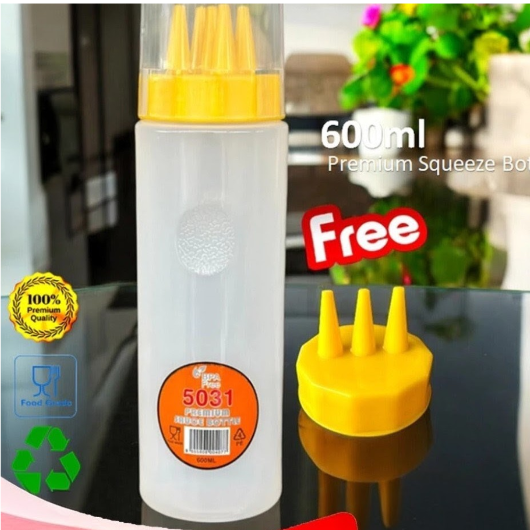 💥PRE-ORDER.  Roti Jala Bottle - 5 holes with a free 3 hole cap