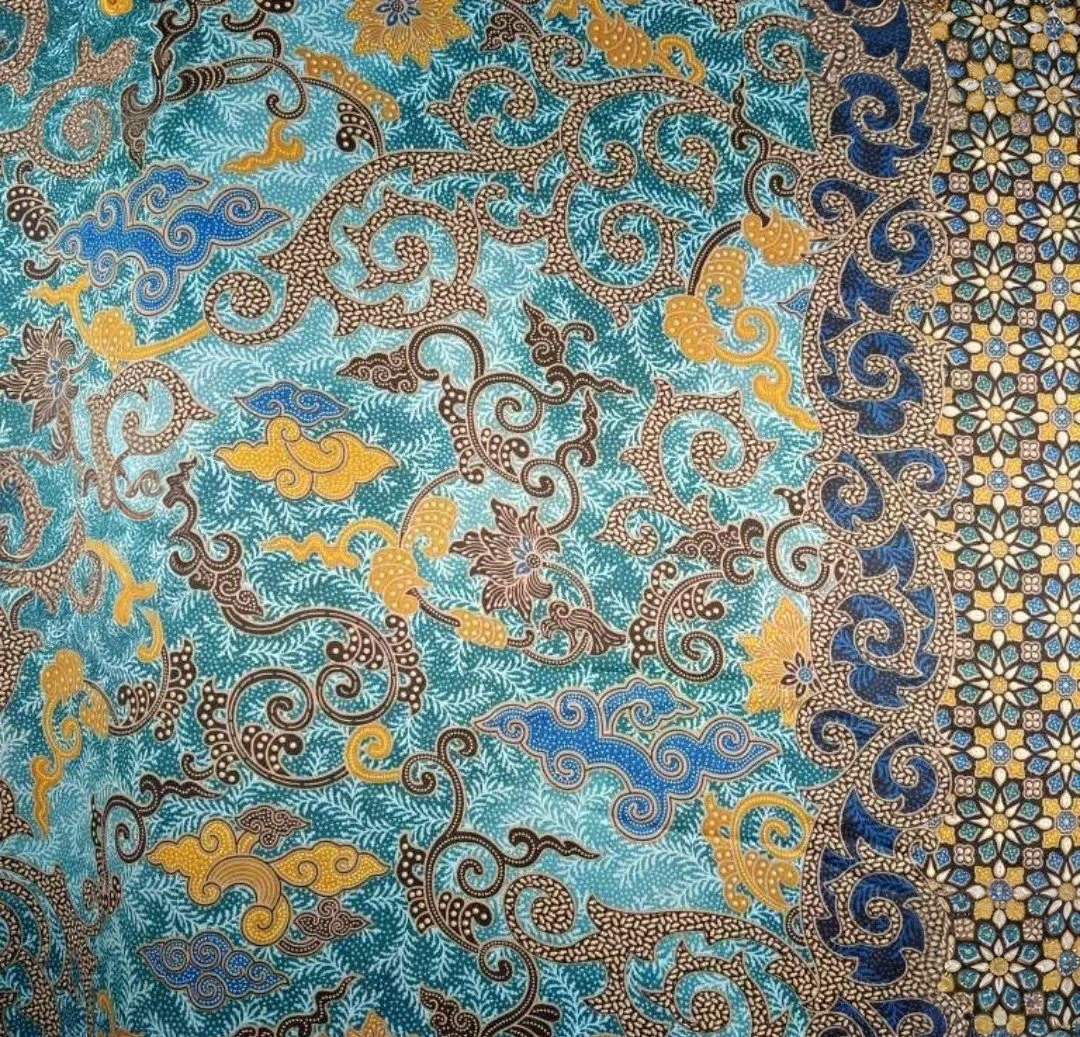 💥PRE-ORDER.  Luxurious Kain Batik -  Blue Cloud