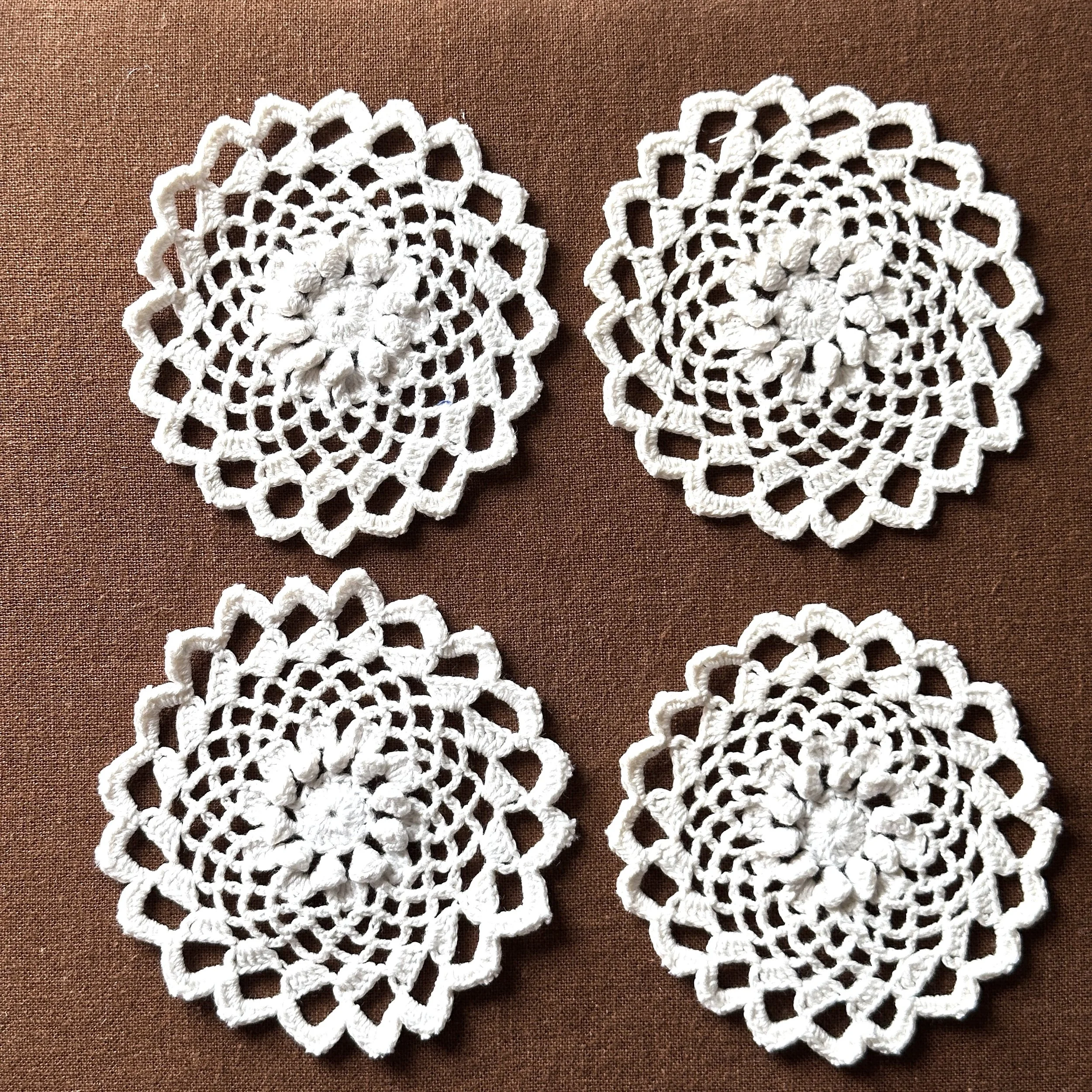 Mini Crochet Doilies - 10 Pack