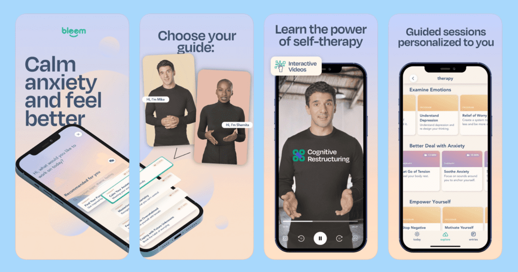 CBT Therapy & Journal with ‘Bloom’ — How Mental