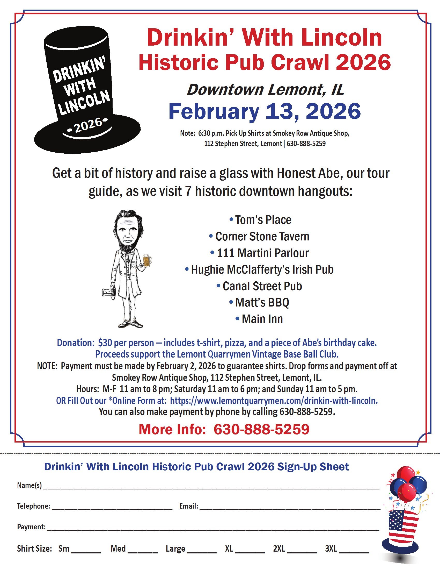 Drinkin Wuth Lincoln 2026 Flyer