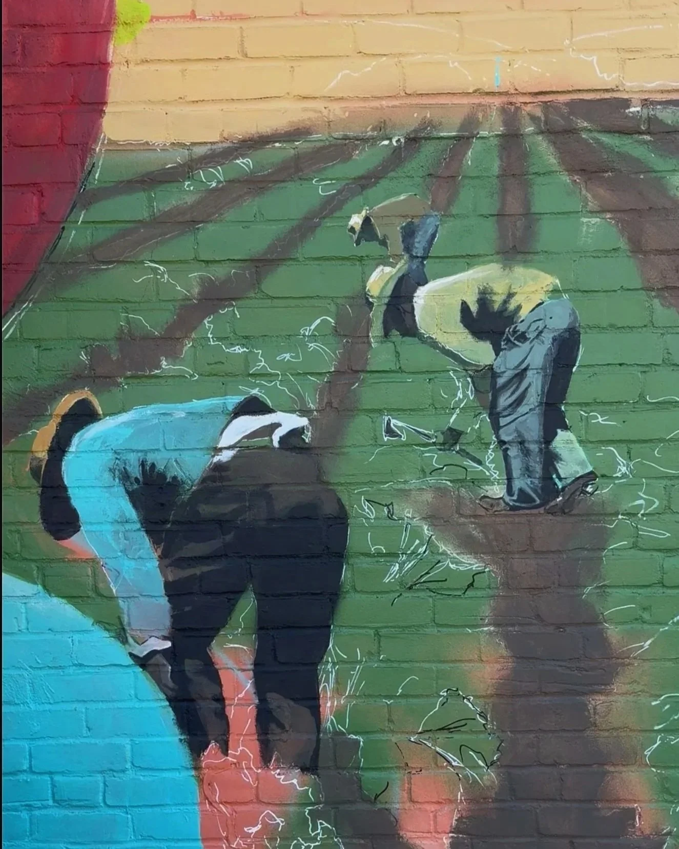 Mural collaboration with Hanif Panni, located in Chualar, CA.