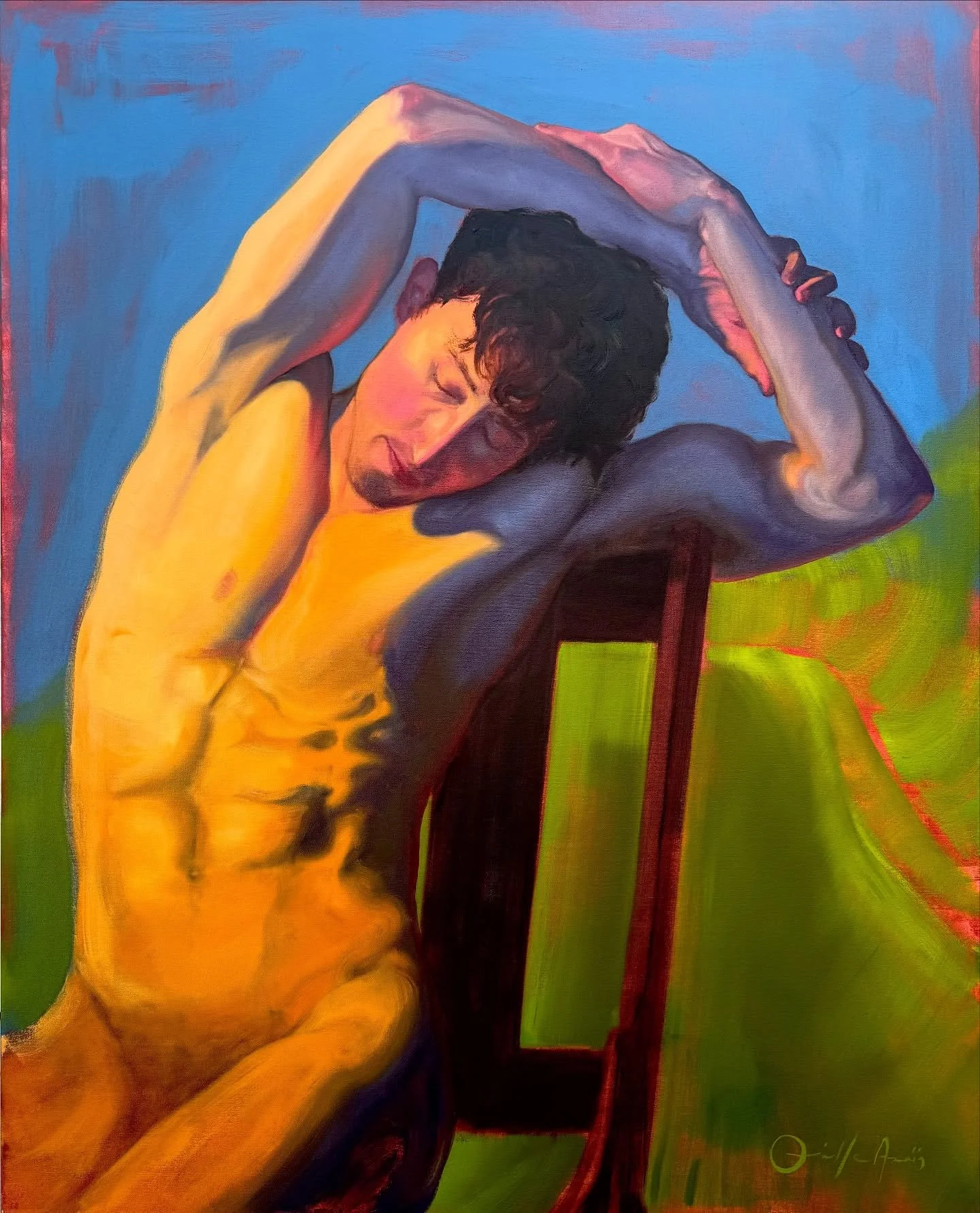 &ldquo;Eternal Summer&rdquo; 40x50&ldquo; oil on canvas.