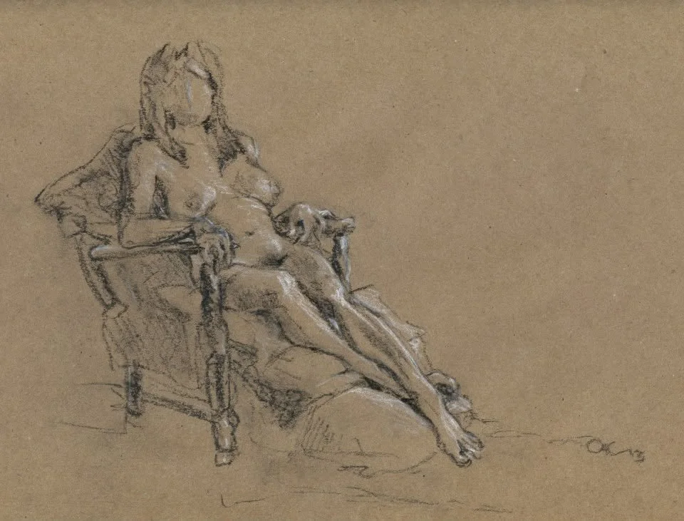 8x11 drawing, sold $200 in 2013