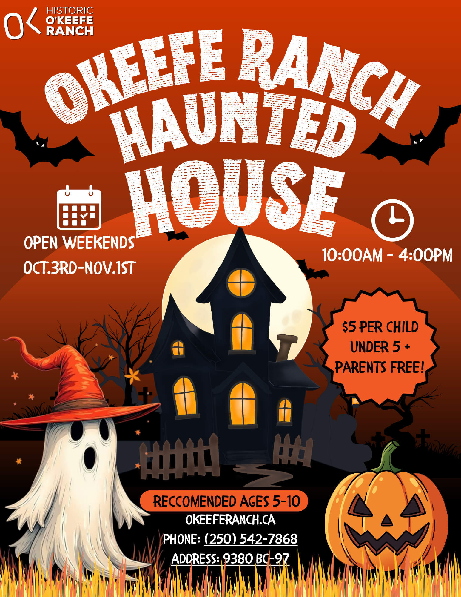 Kids Haunted House at O'keefe Ranch