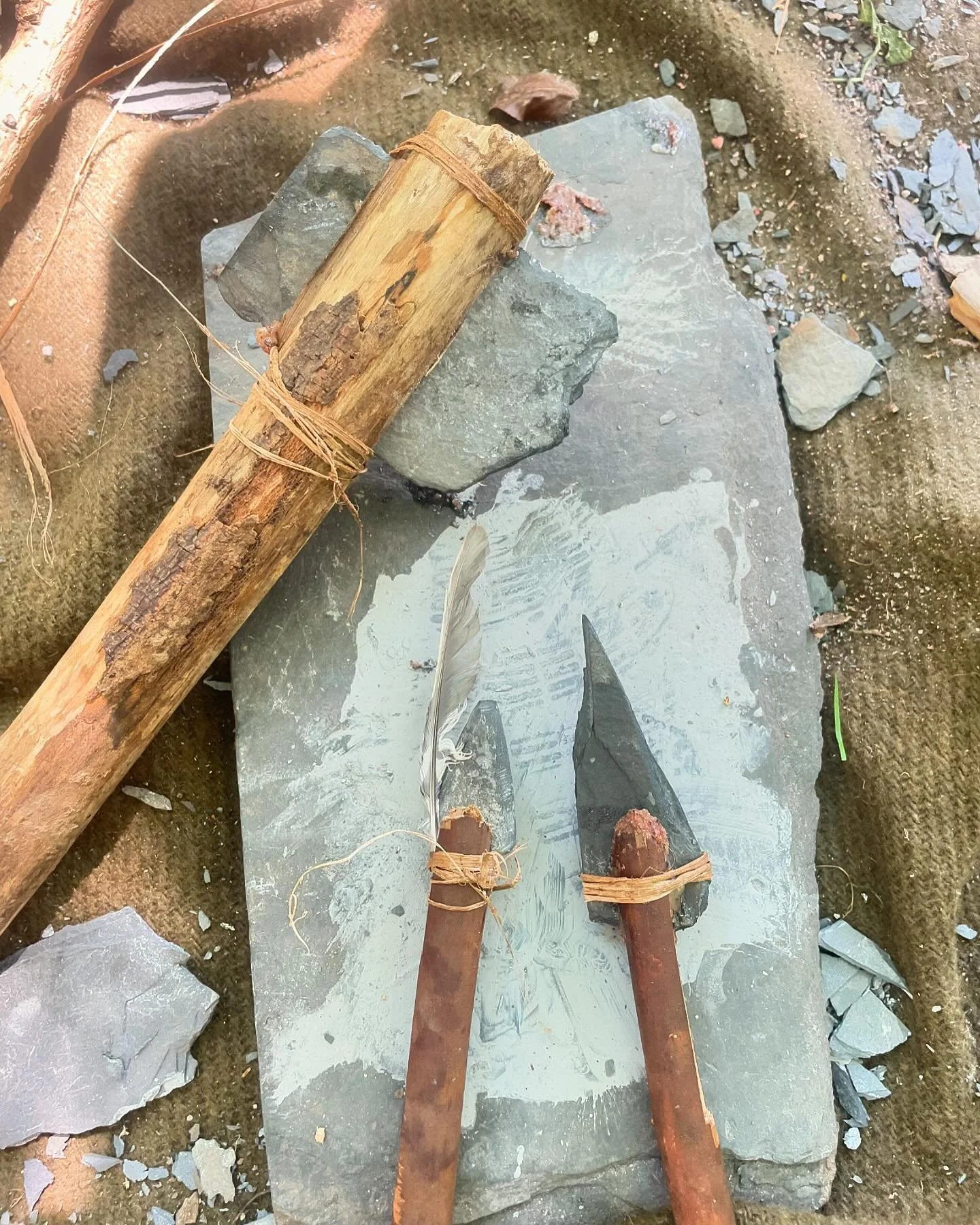 Falling (🍂) right back into school year programs !
.
First week of our Early Fall Coyote Tracks and Young Coyote Tracks programs were sensational! 
.
From stone tools, to friction fires, it felt so good to be sharing these ancient and sacred skills 