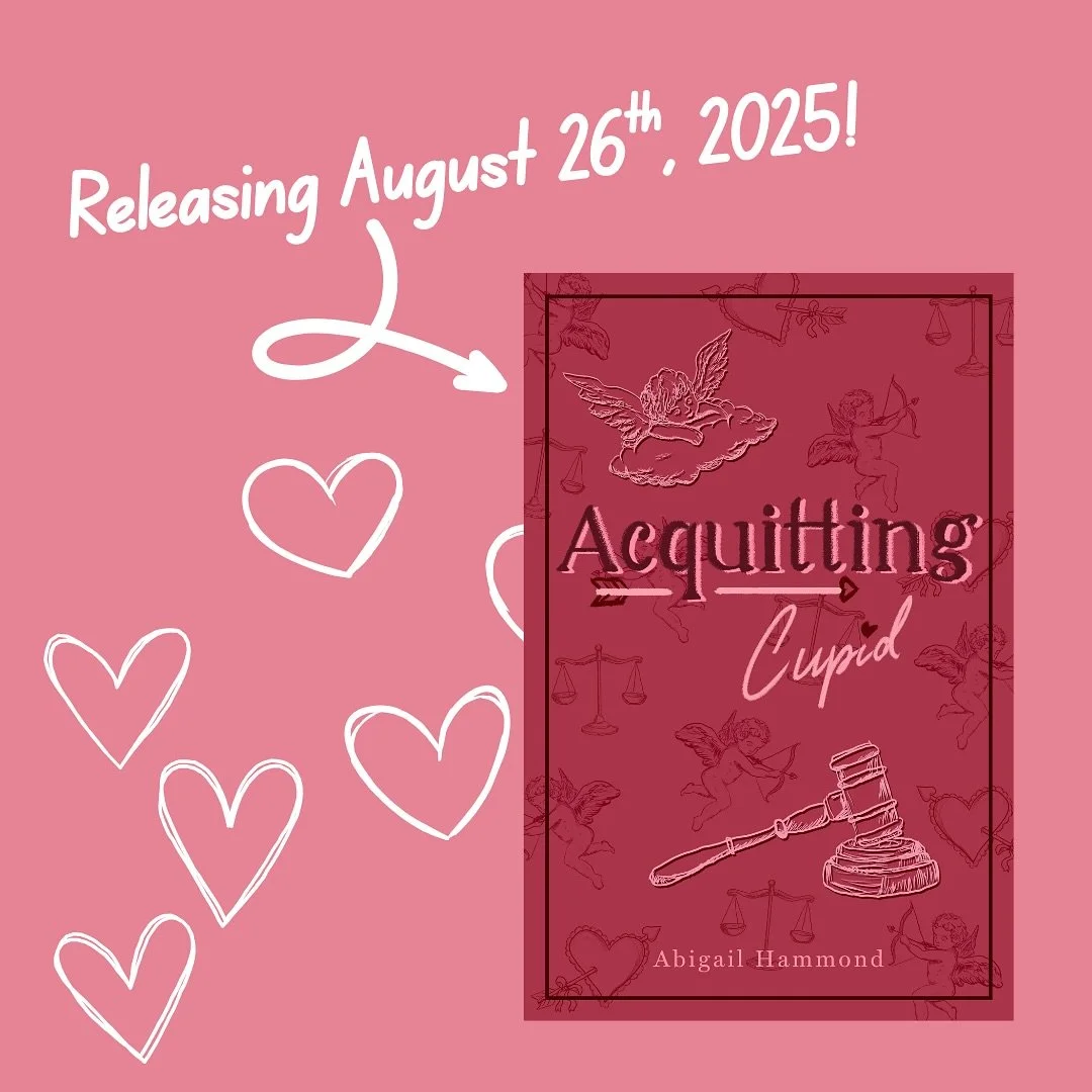 Coming August 26th, my newest book: Acquitting Cupid! ARC signups are open now!

As always, I&rsquo;m so excited about this book and had such a blast writing it! Once again my incredible husband illustrated and hand lettered the cover himself and I a