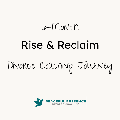 6-Month Rise & Reclaim Divorce Coaching Journey