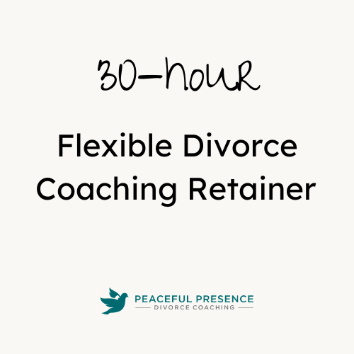 30-Hour Flexible Divorce Coaching Retainer