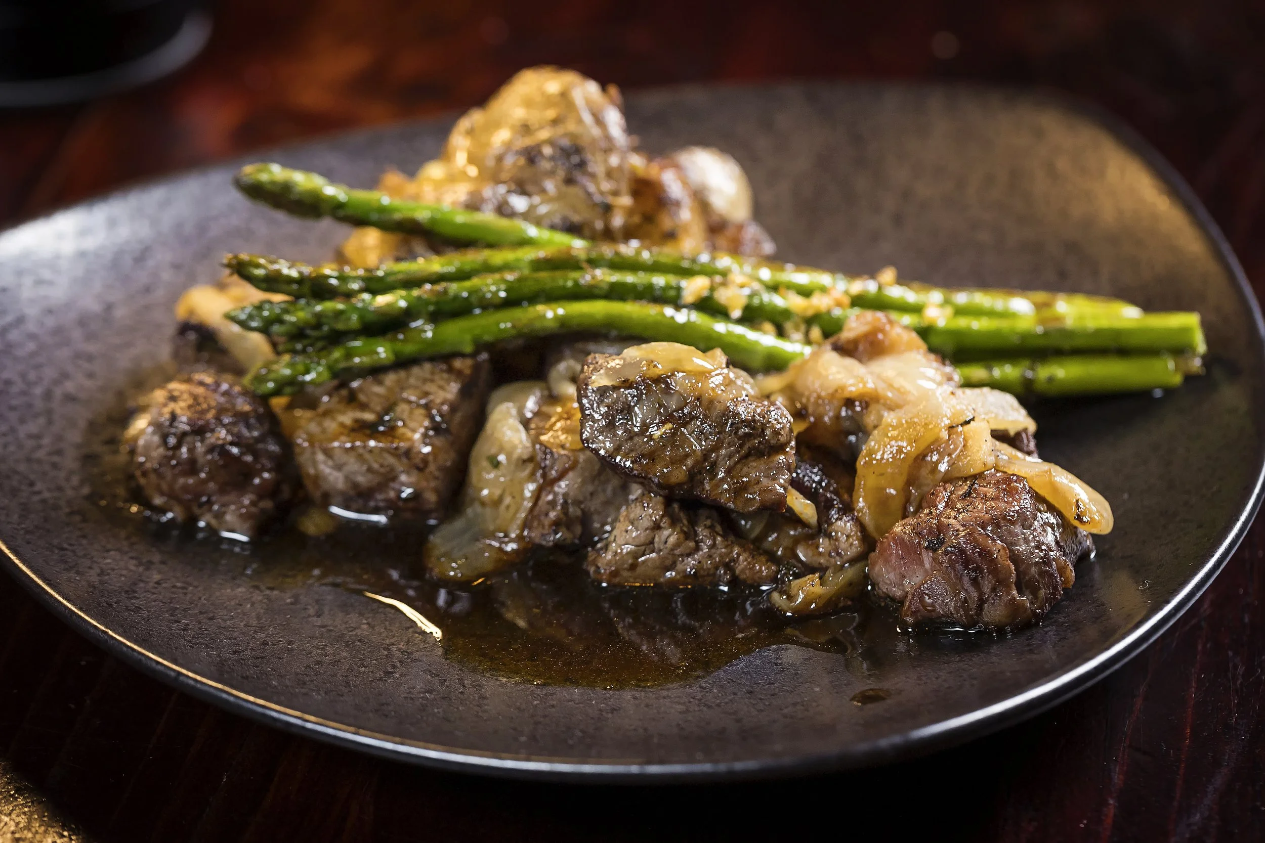 Beef Tournedos - The Queen Bean Bistro Dinner