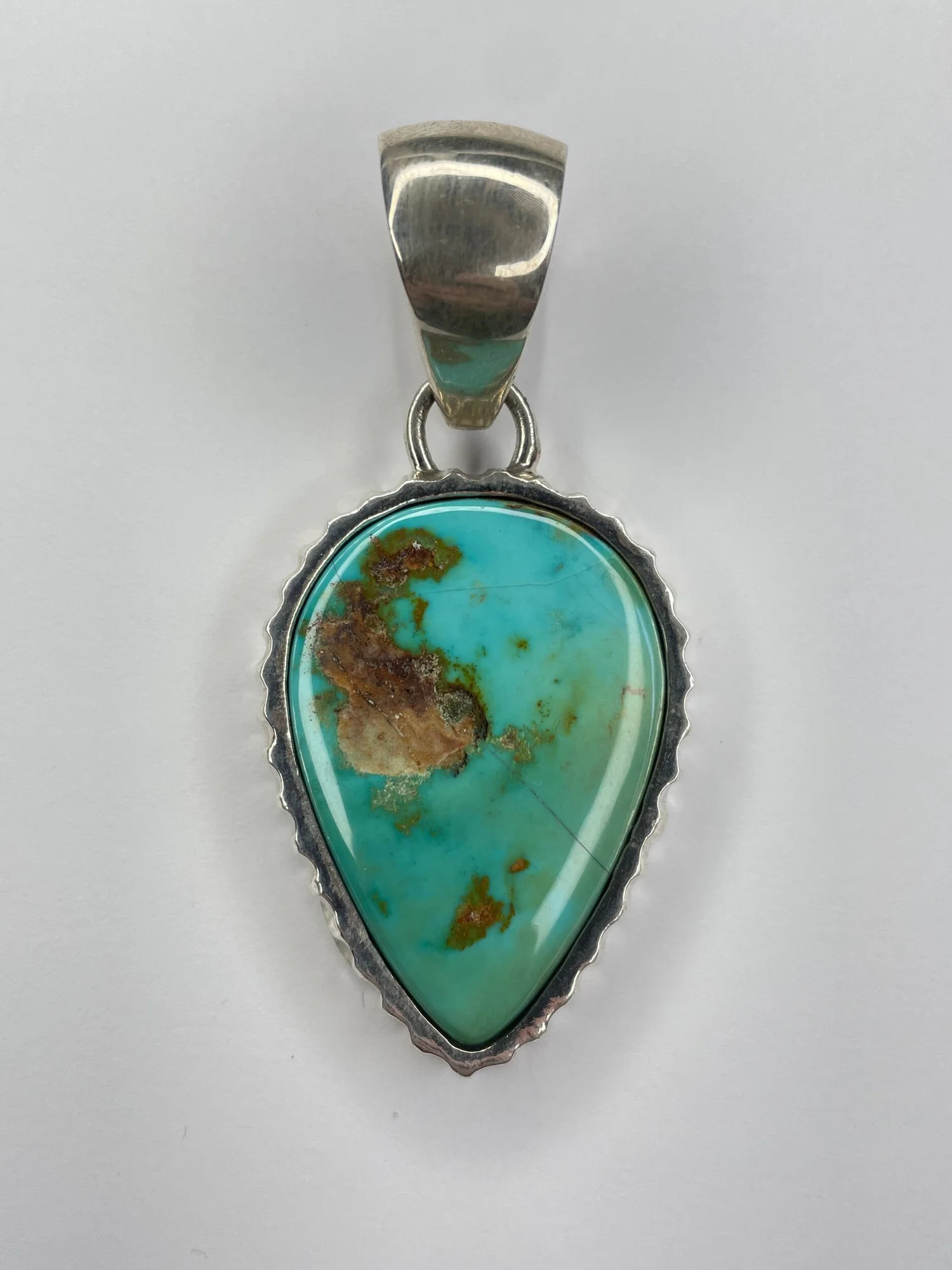 Royston Turquoise Pendant LC#9 — Otteson Brothers Turquoise