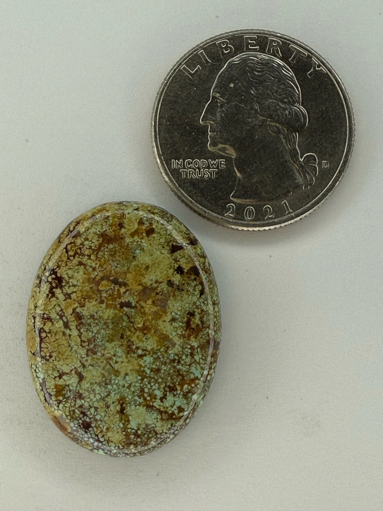 Blackjack Turquoise TC#169 — Otteson Brothers Turquoise